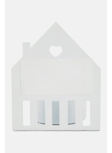 Buy House Candle Holder, White in UAE