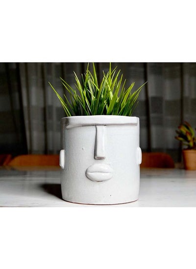 Buy Large White Pottery Pot in Egypt