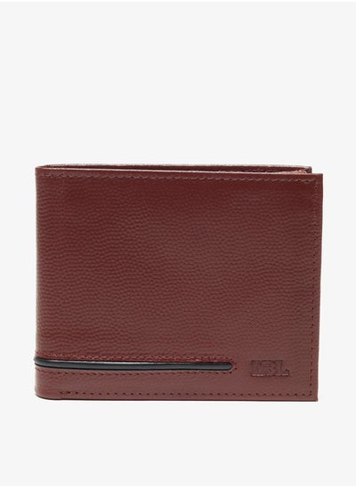 Buy Men Textured Bi-Fold Wallet in UAE