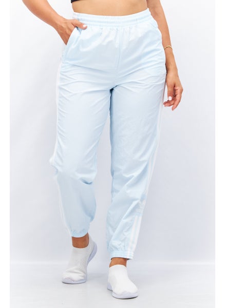 اشتري Women Loose Fit Stripe Pull On Jogger Pants, Blue في الامارات