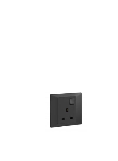 Buy Legrand 13A Switch Socket 1Gang + Neon Belanko Anthracite in UAE