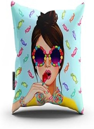 Buy Naguib Selim KBO 5 Modern Cushion Billow, Multicolor in Egypt