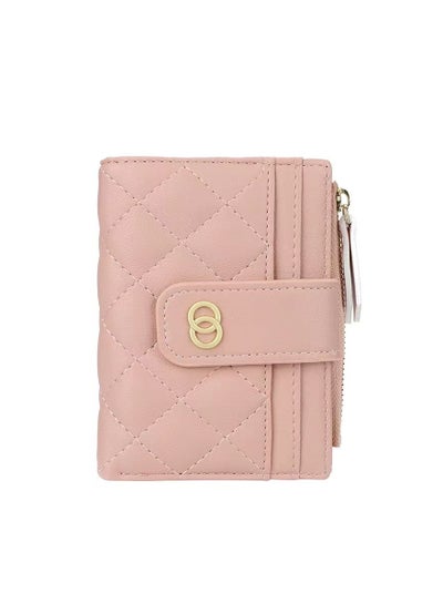 Buy Leather Wallet Pink in UAE