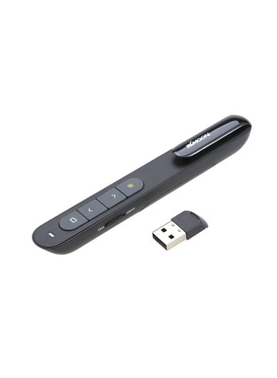 اشتري KKmoon 2.4GHz Wireless PowerPoint Clicker Remote Controller Flip Pen Pointer Handheld PPT Presenter في الامارات