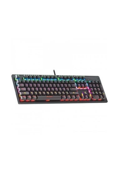 Buy jertech Sprint JK520 gaming keyboard, a gaming keyboard with RGB lighting and a comfortable design for gaming for long periods of time, with 104 mechanical keys and backlighting in Egypt