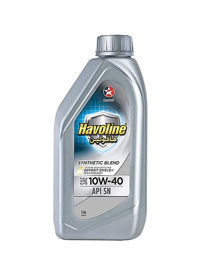 Buy Gasoline Engine Oil Havoline Synthetic Blend Sae10W-40 Sn, 1L in UAE