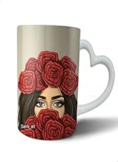 اشتري Mug Ceramic By Bit Hosny.Heart Hand Wecanprint_2713 في مصر