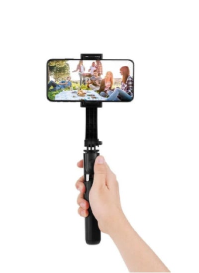 اشتري Selfie Stick for Smartphones with Gimbal L08 Technology Black في السعودية