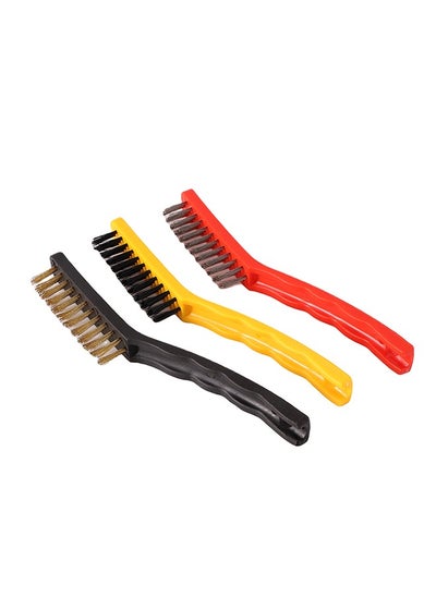 Buy 3-Piece Wire Brush Set in Saudi Arabia