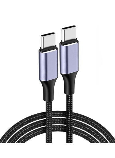 اشتري USB-C to USB-C Cable 100W - Type-C 3.1 Gen 2 High-Speed Data Transfer Cable (1m في الامارات