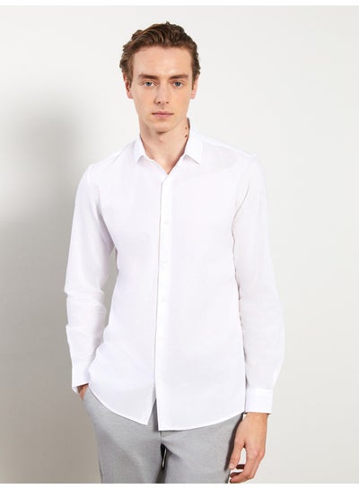Buy Slim Fit Long Sleeve Men's Shirt in Egypt