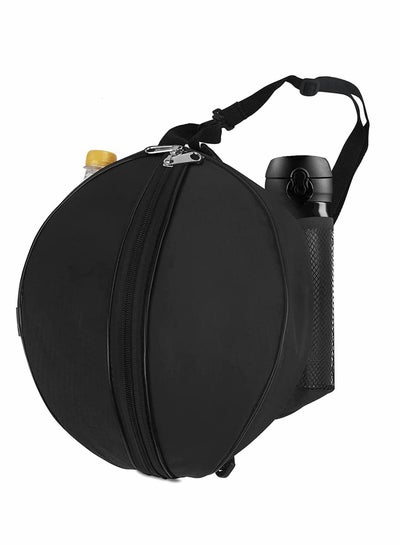 Buy Waterproof Basketball Carrying Bag, Portable Training Sports Ball Holder Bag, Waterproof Basketball Bag with Adjustable Shoulder Strap, Basketball Volleyball Storage Bag (Black) in Saudi Arabia