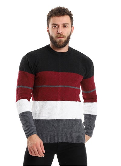 Buy Wool Mens Pullover With Multi Design in Egypt