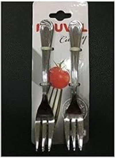 اشتري Nouval Stainless Steel Sweet Forks - Set of 6 Pieces في مصر