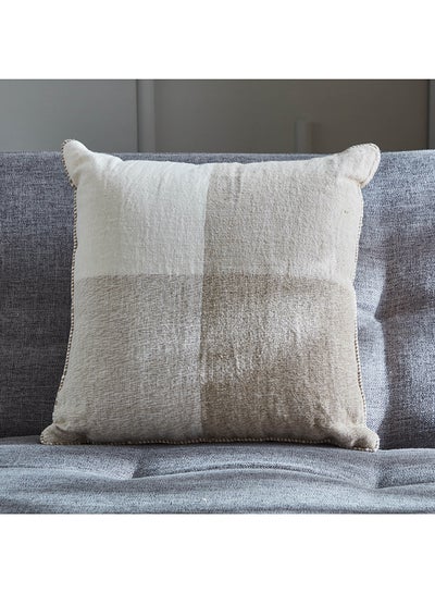 Buy Lench Woven Check Filled Cushion 45 x 45 cm in UAE