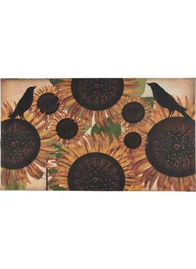 Buy Crows And Sunflowers Decorative Rug in Saudi Arabia