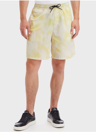 Buy Relaxed Wide Aop Print Shorts in UAE