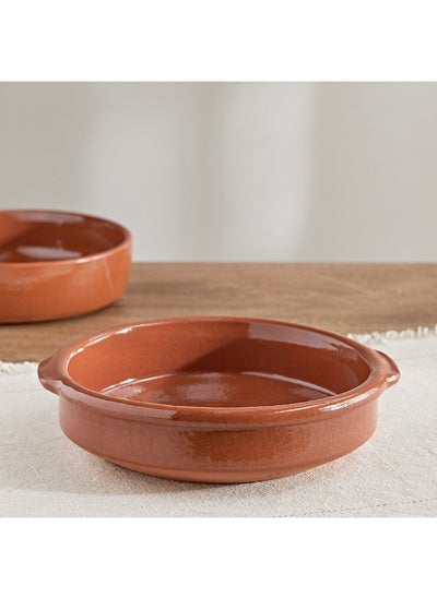 Buy Arcilla Round Cook and Serve Dish 23 x 6 x 21 cm in UAE