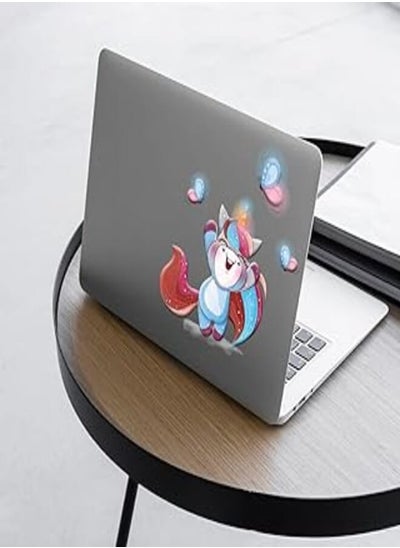 اشتري Generic Laptop skin size 15×15 on the outside and 8×7 on the inside, removable Laptop skin, Sticker multi-colored, transparent vinyl plastic sticker - 6221243348665 في مصر