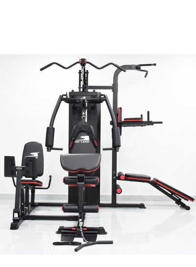 Buy Multi-function Home Gym 3-Station With 72kg Stack Weight in UAE