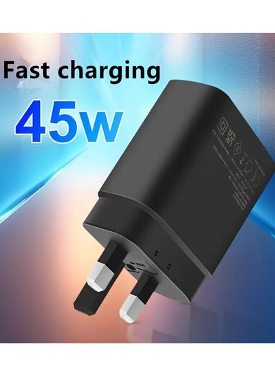 Buy Compact 45W Super Fast Charging Adapter – USB-C Power Supply for Samsung Devices in UAE