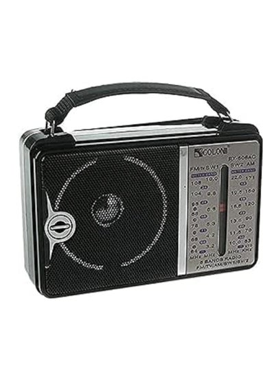 اشتري Potable Electric Radio RX-606 Black في مصر