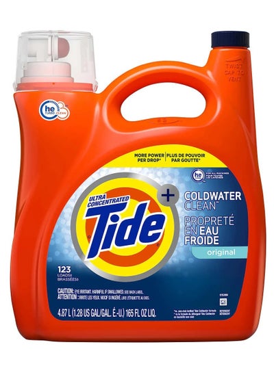 اشتري New Coldwater Clean Original Liquid Concentrated  Laundry Detergent 4.87 L 123 Loads في الامارات