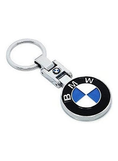 اشتري ميدالية مفاتيح من النيكل اللامع عليها علامة BMW اللون أسود في أزرق كحلي في أبيض في مصر