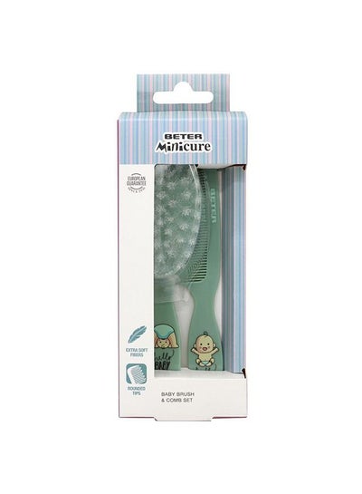 Buy Baby Set - Comb And Brush, Assorted (Packaging May Vary) in Saudi Arabia