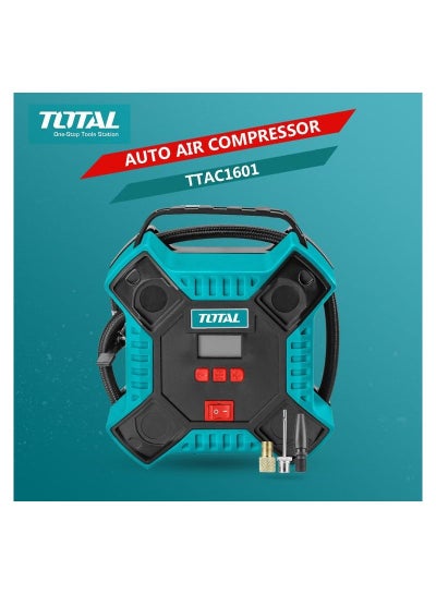 Buy T0TAL Auto Air Compressor DC12V 160 PSI With LED Light - TTAC1601 in Saudi Arabia