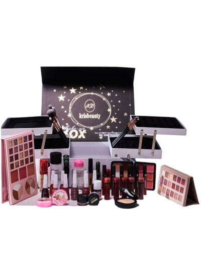 Buy Makeup set box bag contains all kinds of cosmetics in Saudi Arabia