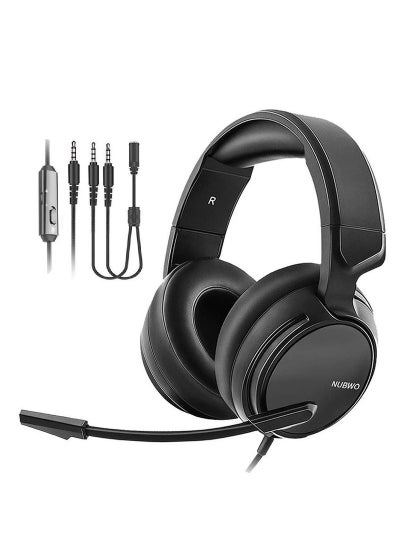 Buy N12 Gaming Wired Headphones With Mic For PS4/PS5/XOne/XSeries/NSwitch/PC in Saudi Arabia