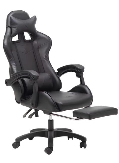 Buy Gaming Chair with Footrest Computer Chair Deak Chair High Back Racing Style Office Chair with Headrest Support Adjustable Office Chair in Saudi Arabia