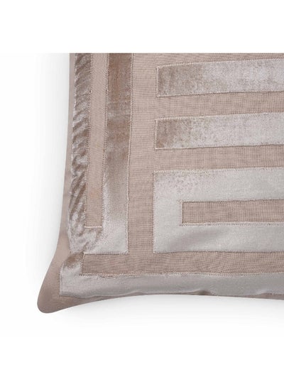 اشتري Inaya Calligraphy Filled Cushion 50X50Cm - Beige في الامارات