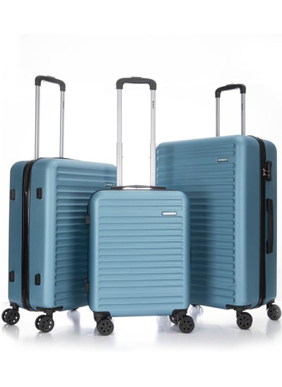 Buy Hard Case Travel Luggage Set 3Pcs With Spinner Wheels 20/24/28 Inches in UAE