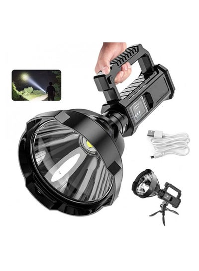 Buy High-brightness Waterproof LED Flashlight with Tripod and Portable Charger in Saudi Arabia