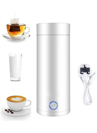 Buy Portable Electric Travel Kettle Insulation Coffee Mug Quick Boil Automatic Shut Off Water Heater in Saudi Arabia