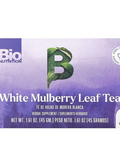 اشتري White Mulberry Leaf Tea 30 Tea Bags 1.61 oz (45 g) في الامارات