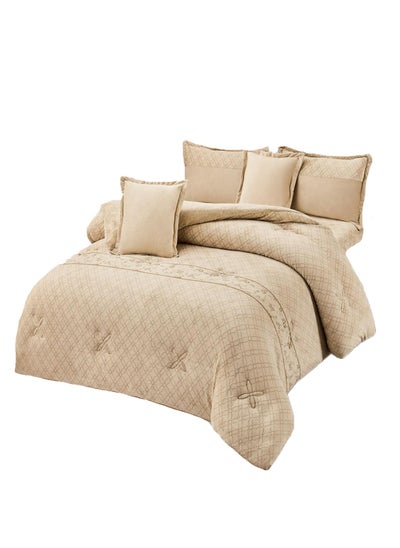 Buy winter comforter set by ming Li 4 pieces single size ES-003 in Saudi Arabia