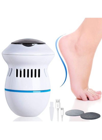 Buy Electric Foot File Smoother Dead Skin Callus Remover for Foot Pedicure Foot Care Foot Grinder Machine with 2 Grinding Heads in UAE