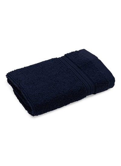 Buy Just Home Face Towel, Navy Blue - 350 GSM, 30x30 cm in UAE