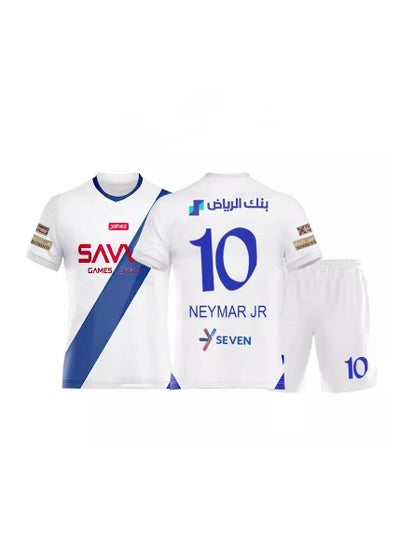 Buy M MIAOYAN Neymar Riyadh Crescent No. 10 away jersey football jersey set match training jersey in Saudi Arabia