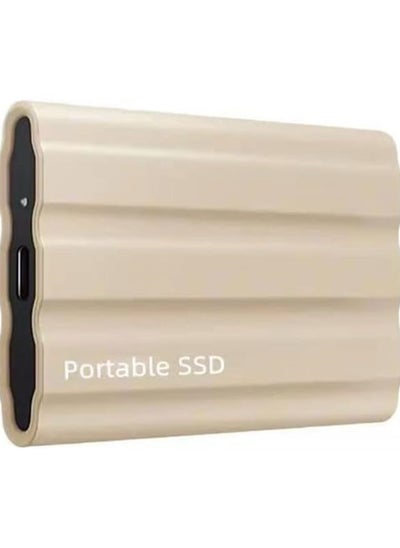 Buy External Hard Drive, External Portable SSD, Computer Hard Drives, Ultra Slim USB 3.1 Type-C with USB-A, Easy to Carry Golden-6TB in Saudi Arabia