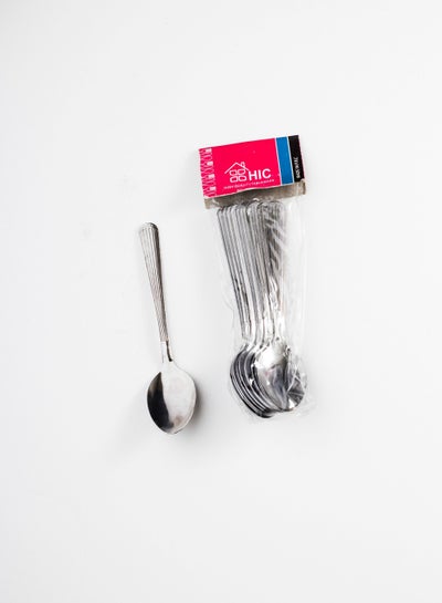 Buy Steel Tea Spoons 12 Pieces in Saudi Arabia