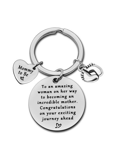 Buy Mom To Be Gift New Mom Keychain Pregnancy Announcement Gift Baby Announcement Jewelry Gifts First Time Mom Gift New Mom Keyring Mother To Be Gift Baby Shower Mother Day Gift To An Amazing Woman in UAE