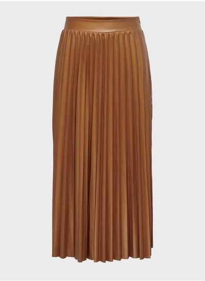 Buy High Waist Pleated Skirt in UAE