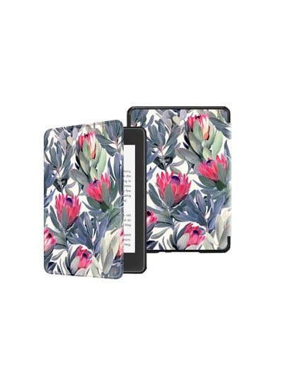 Buy EcoSystem Slimshell Case Cover for All-New Kindle Paperwhite (11th Generation-2021, 6.8 inch) or Kindle Paperwhite Signature Edition, Smart Shell Cover with Auto Sleep/Wake, (Flower Bush) in Egypt