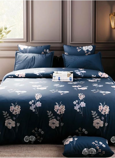 اشتري Soft and Durable Fitted Bed Sheet Set - 100% Polyester with 1 Pillow Case 90x200x25 cm في الامارات