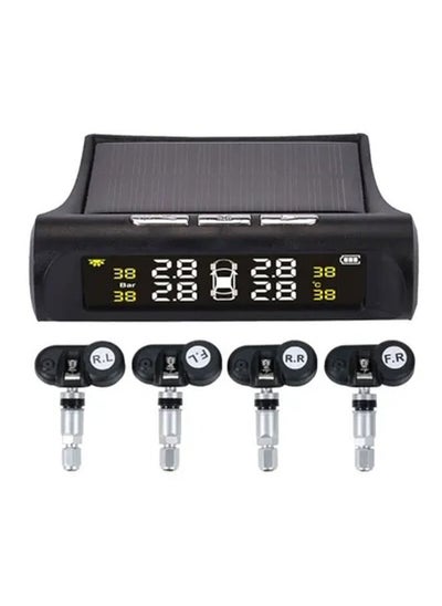 اشتري Car Tire Pressure Solar Energy Monitoring System With 4 Internal Sensors في السعودية