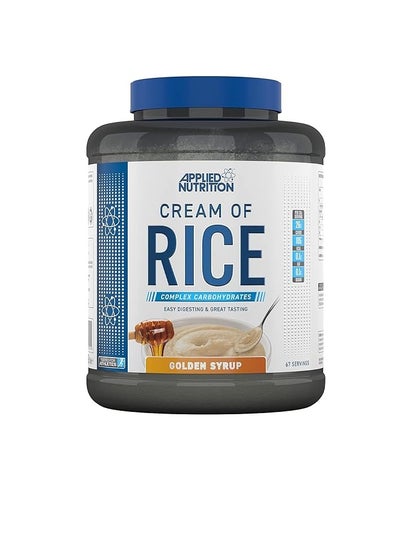 Buy Cream Of Rice High Carbohydrate Source Of Energy For Breakfast And Snacks Easy To Digest Low Sugar Low Fat Vegan Golden Syrup - 2 Kg in UAE